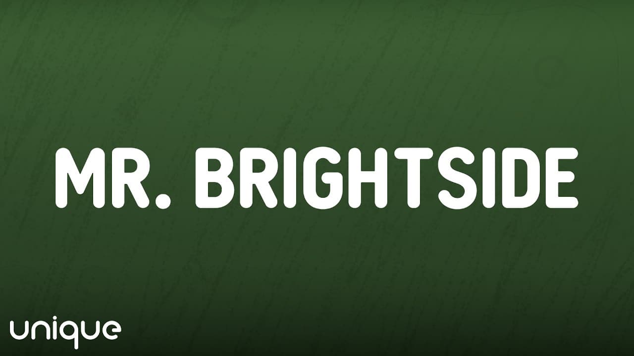 The Killers - Mr. Brightside (Lyrics)