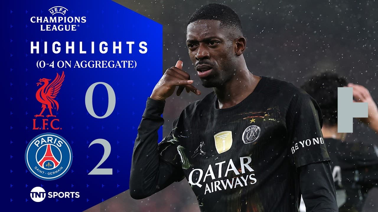 The Semi-final Is Calling! 📞 | Liverpool 0-2 PSG (0-4 AGG) | UEFA Champions League Highlights