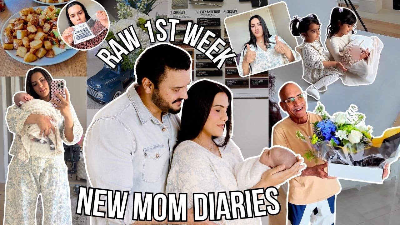 6 Days Postpartum, New Born Shoot & I Feel Like NOTHING IS REAL