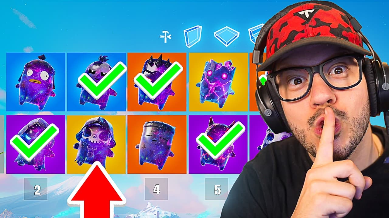 Finding ALL 10 GALAXY SPRITES in FORTNITE! (RARE)