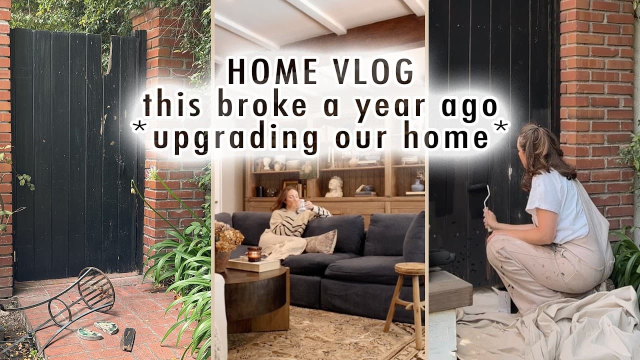 this broke a year ago *upgrading our home* + home vlog | MaCenna Lee