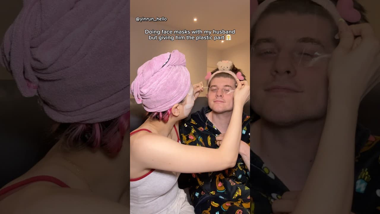 Awww bless him 🥺 💞 #yinrunandluke #couple #coupleprank #marriedlife #love