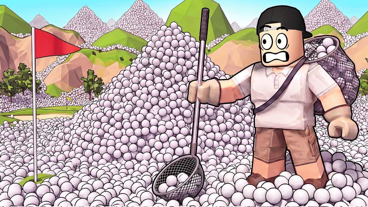 Picking Up 75,000 Golf Balls in Roblox