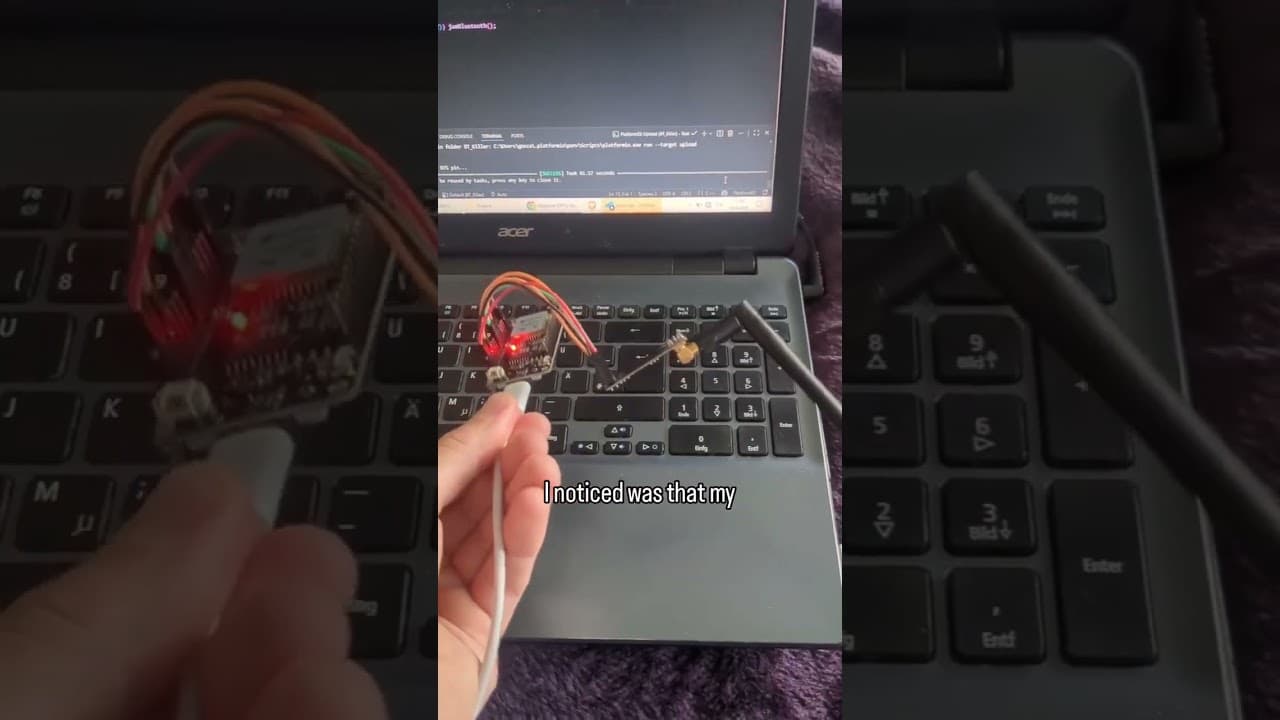 This ESP32 hack stops loud neighbors instantly #electronics #maker #hack