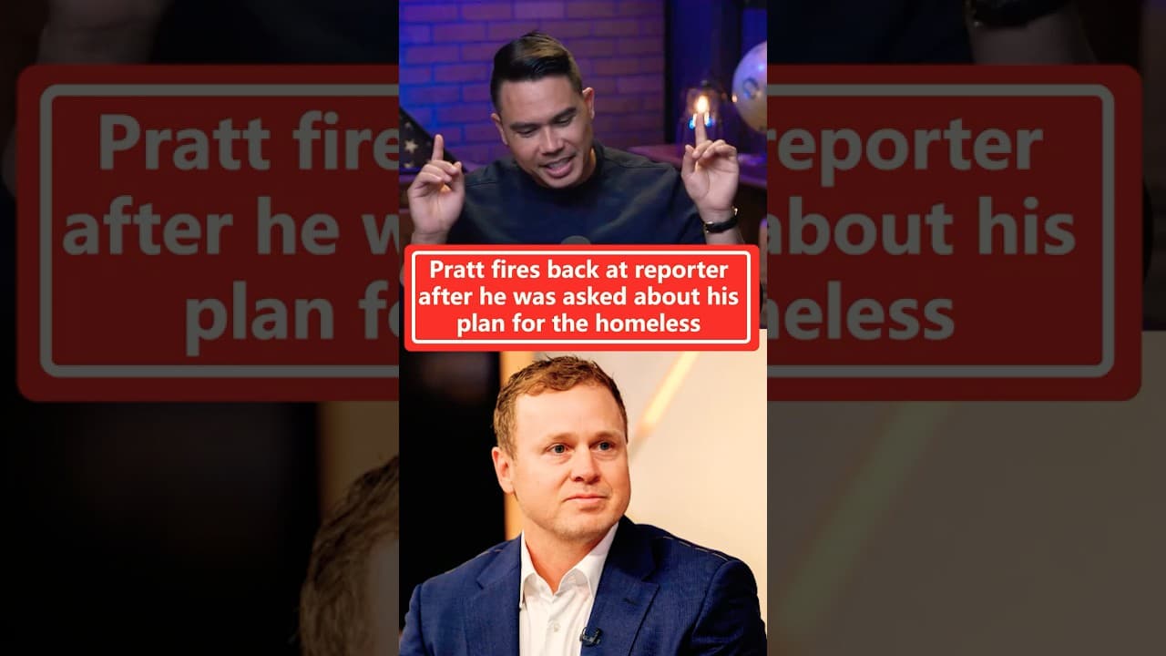 Pratt FIRES BACK at reporter after he was asked about homelessness