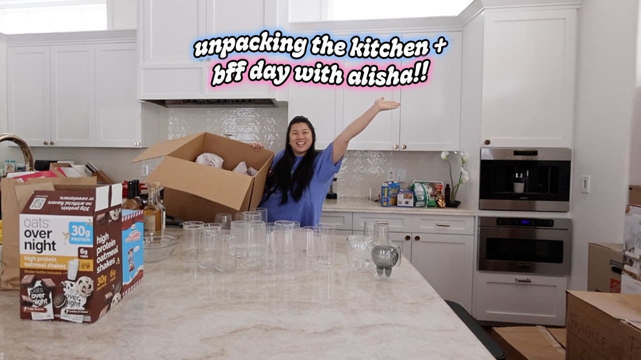 FINALLY UNPACKING THE KITCHEN + BFF Day With Alisha!!
