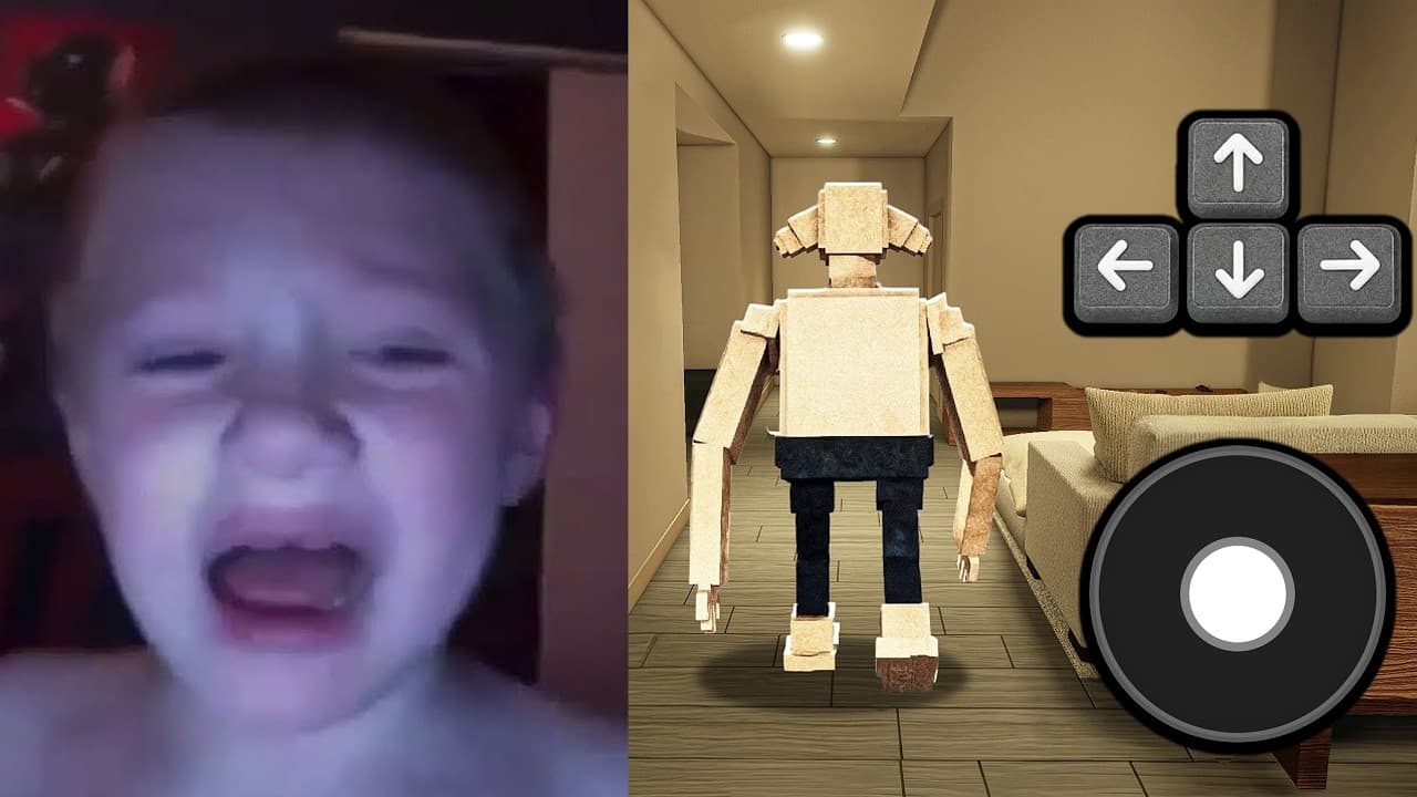 trolling little kids as the monster in he ate them..