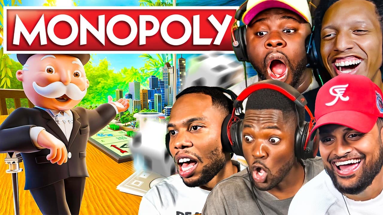THE GAME WAS SO CRAZY WE SWITCHED TO IRL! (Monopoly and Gang Beasts)