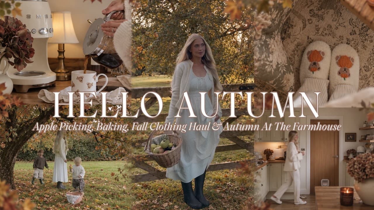 HELLO AUTUMN 🍂cosy days, fall try on haul, apple picking, baking & real mum life