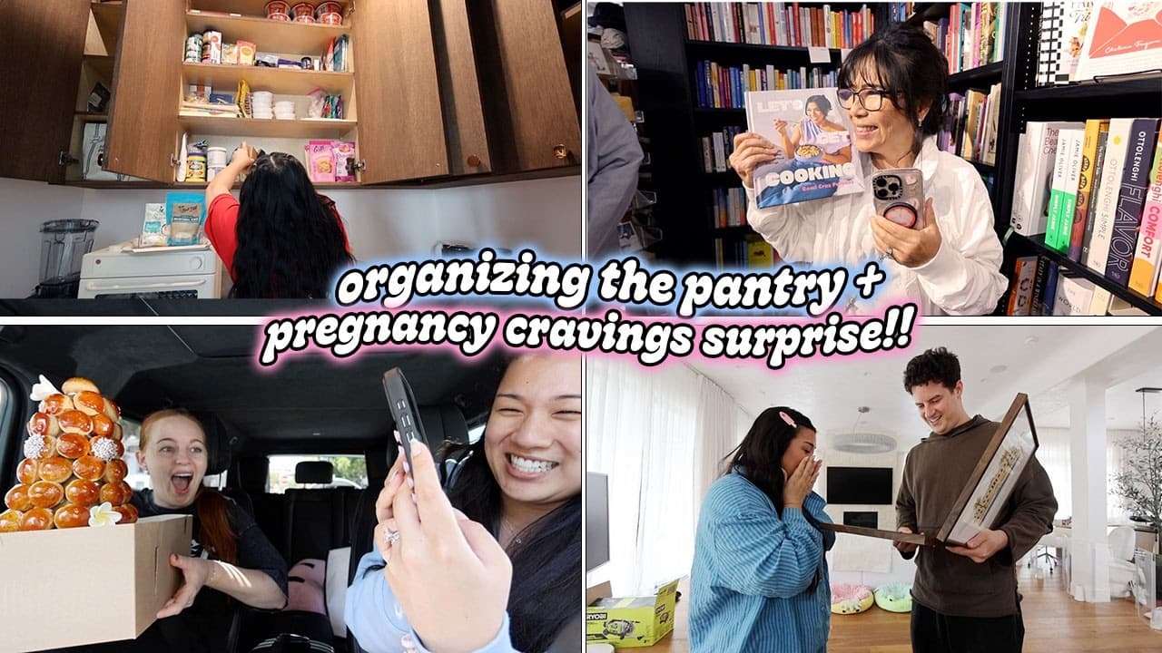 ORGANIZING THE PANTRY + Pregnancy Craving Surprise!!