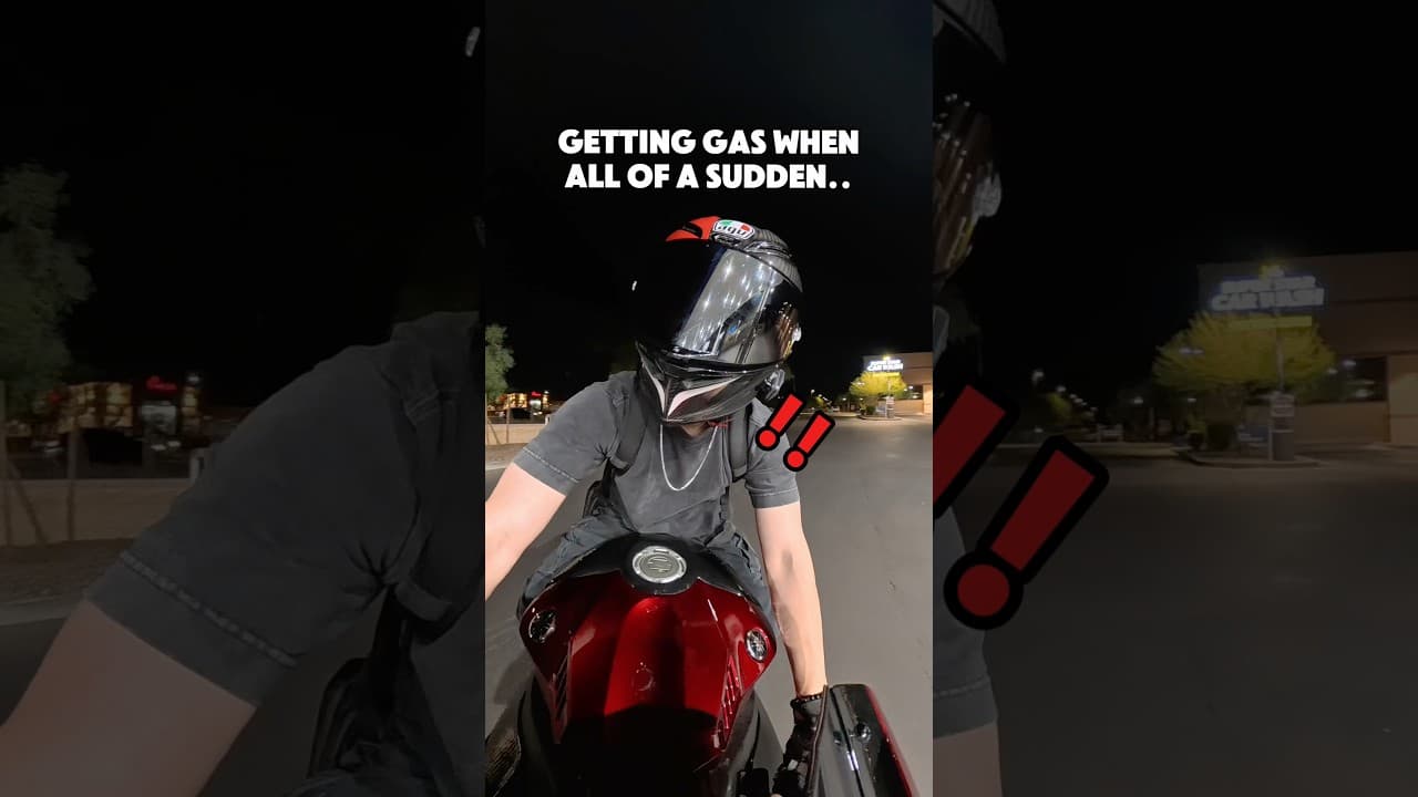 I DONT THINK SHE WAS HAPPY ABOUT THAT #motorcycle #biker