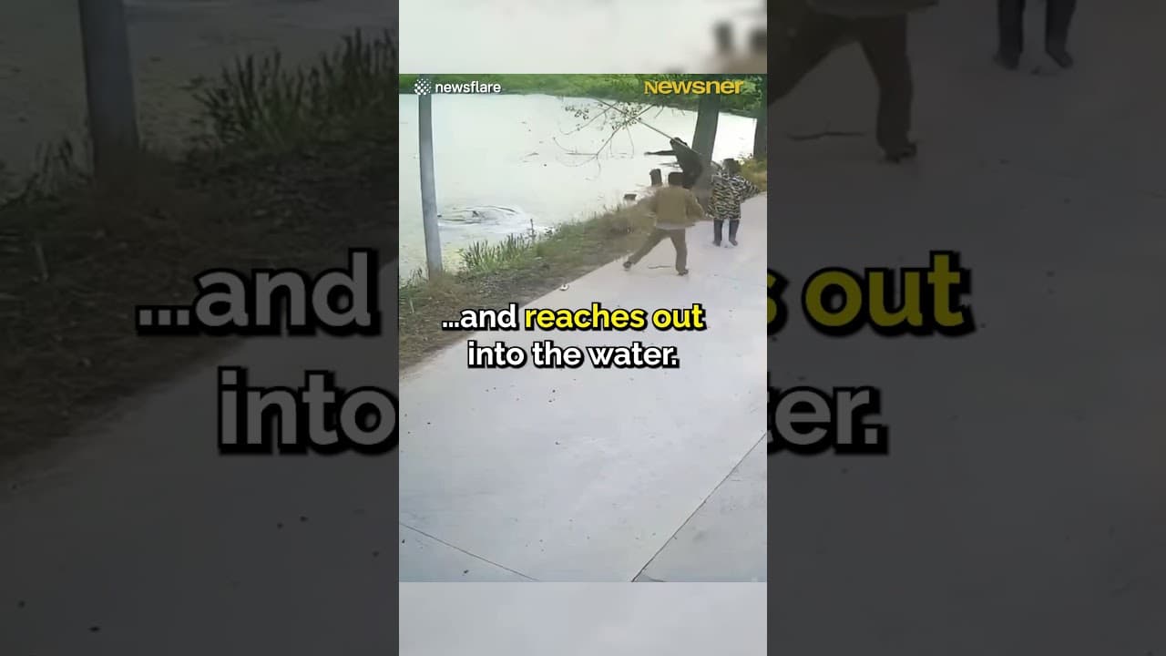 Locals save helpless boy from drowning👏🏼