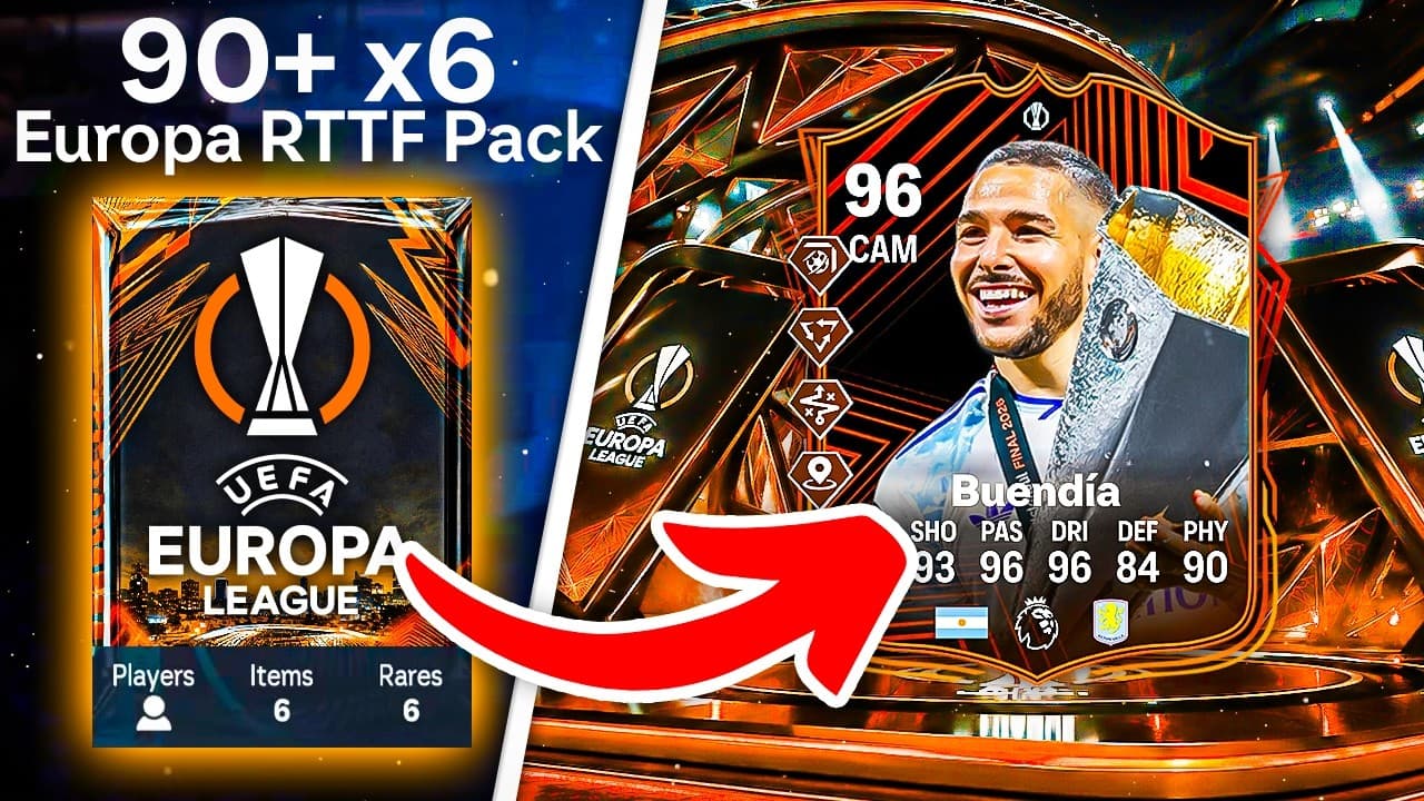 WE PACKED 5x EUROPA LEAGUE RTTF CARDS! 😨 FC 26 Ultimate Team