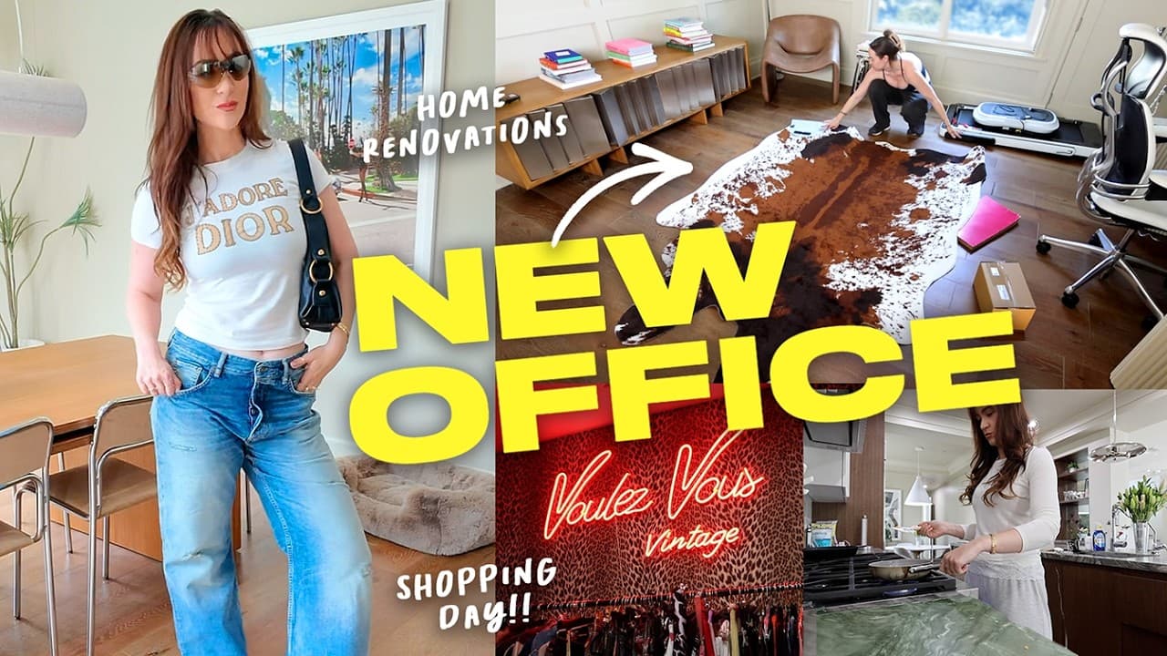Moving My NEW OFFICE + Solo Shopping Date!! 🏡🛍️