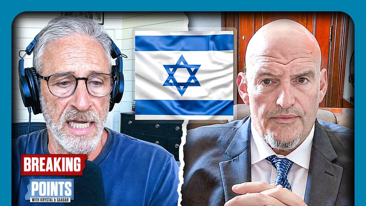 Jon Stewart HUMILIATES 'Weird' Fetterman On Israel