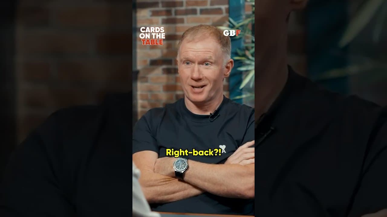 Scholes STUNNED by Luke Littler’s all-time Man United XI! 🤯