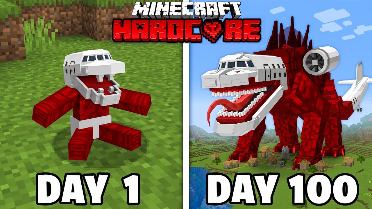 I Survived 100 Days as INFECTED SKY in Minecraft