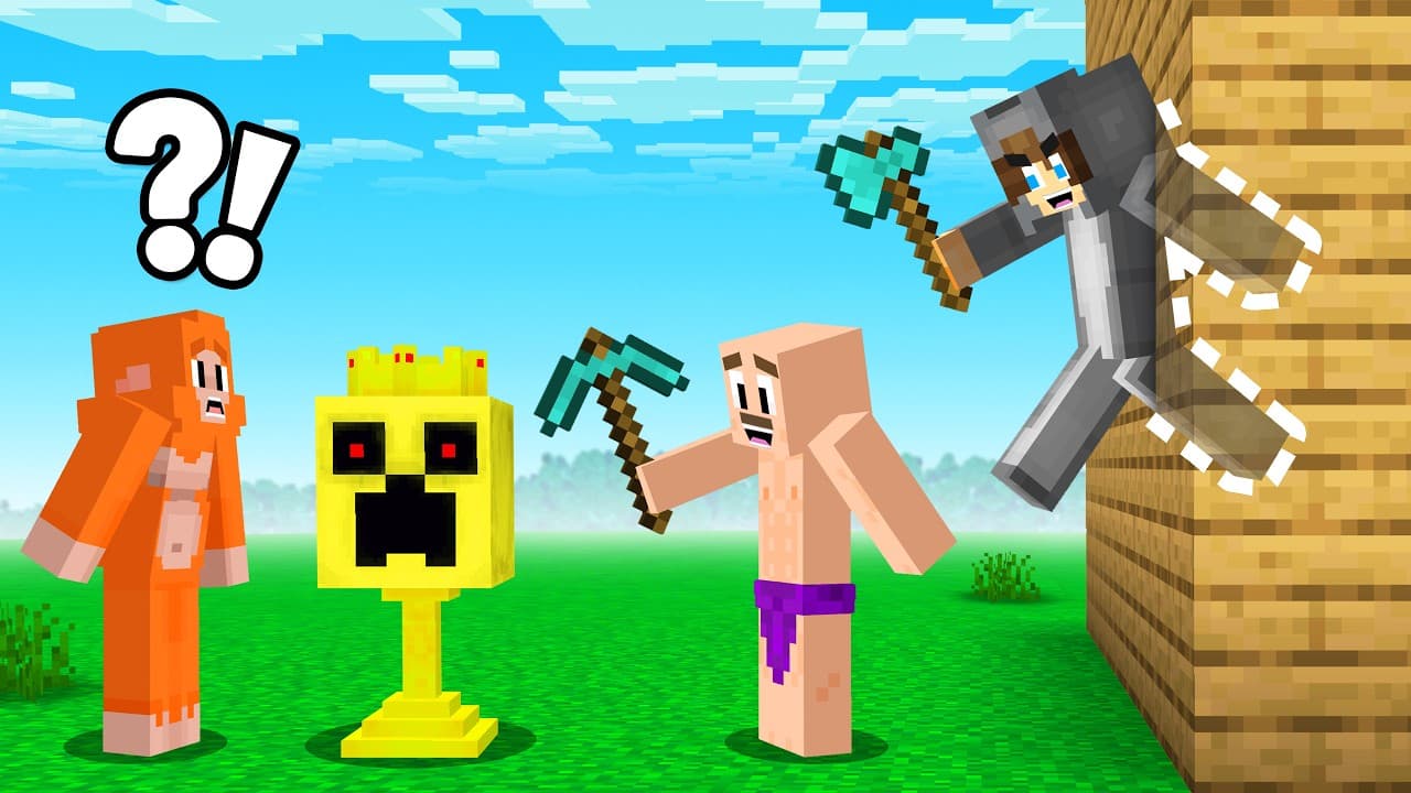Minecraft Hunters vs Speedrunner, But I Can Phase Through Walls...