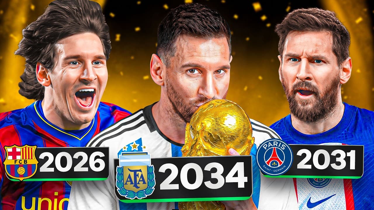 I Replayed the Career of Lionel Messi...