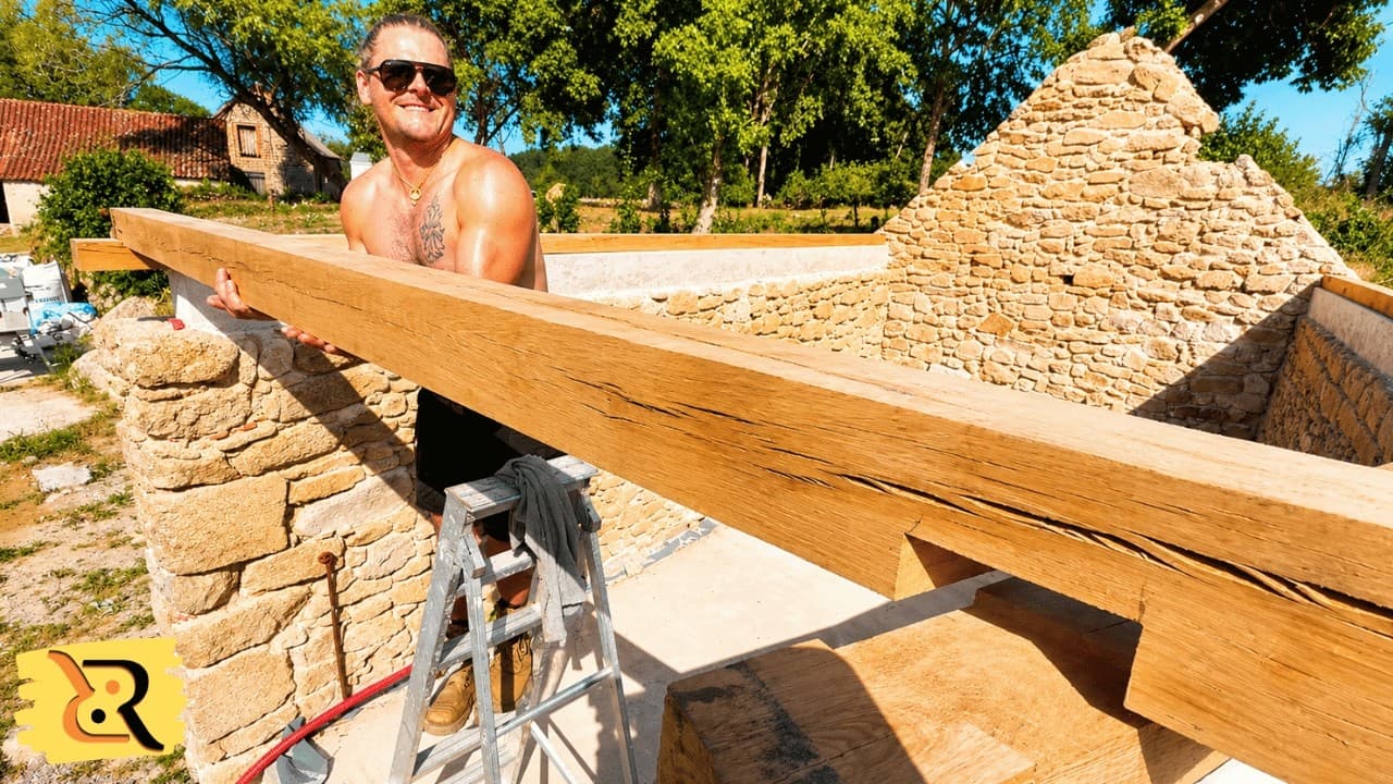 Building Our Roof During France's Worst Heatwave