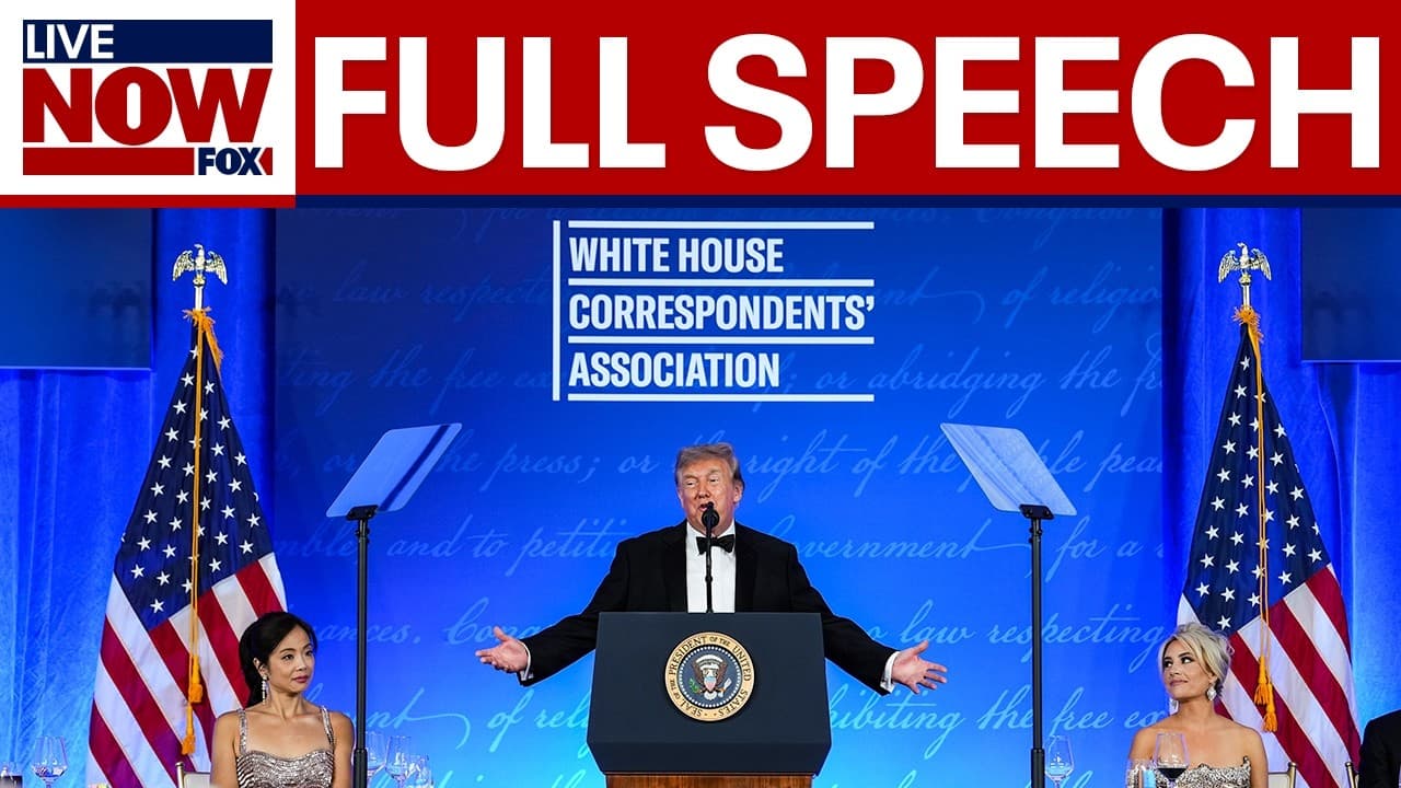 FULL: Trump delivers remarks at the White House Correspondents' Dinner
