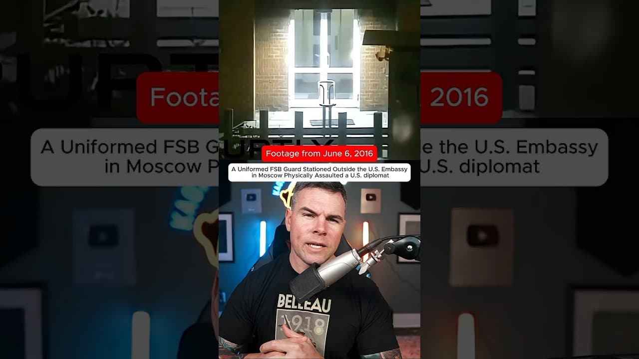 On June 6, 2016, A Uniformed FSB Guard in Moscow Physically Assaulted a U.S. diplomat #News