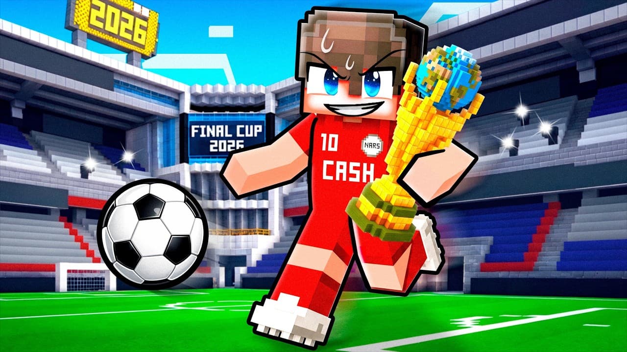 I Became a SOCCER PLAYER in Minecraft!