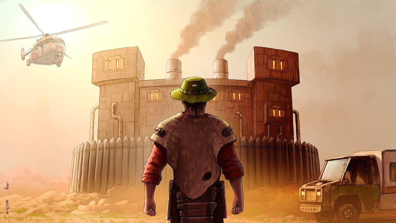 I Lived in a factory surrounded by clans in Rust...