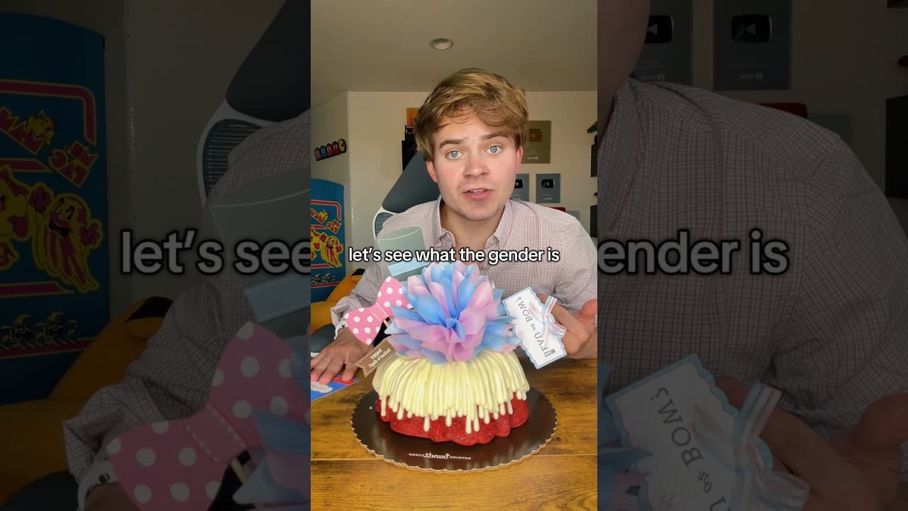 I got a gender reveal cake to see what the gender would be…
