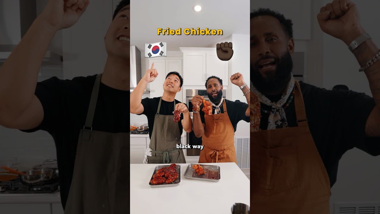 Korean Fried Chicken🇰🇷 vs Black Fried Chicken✊🏿
