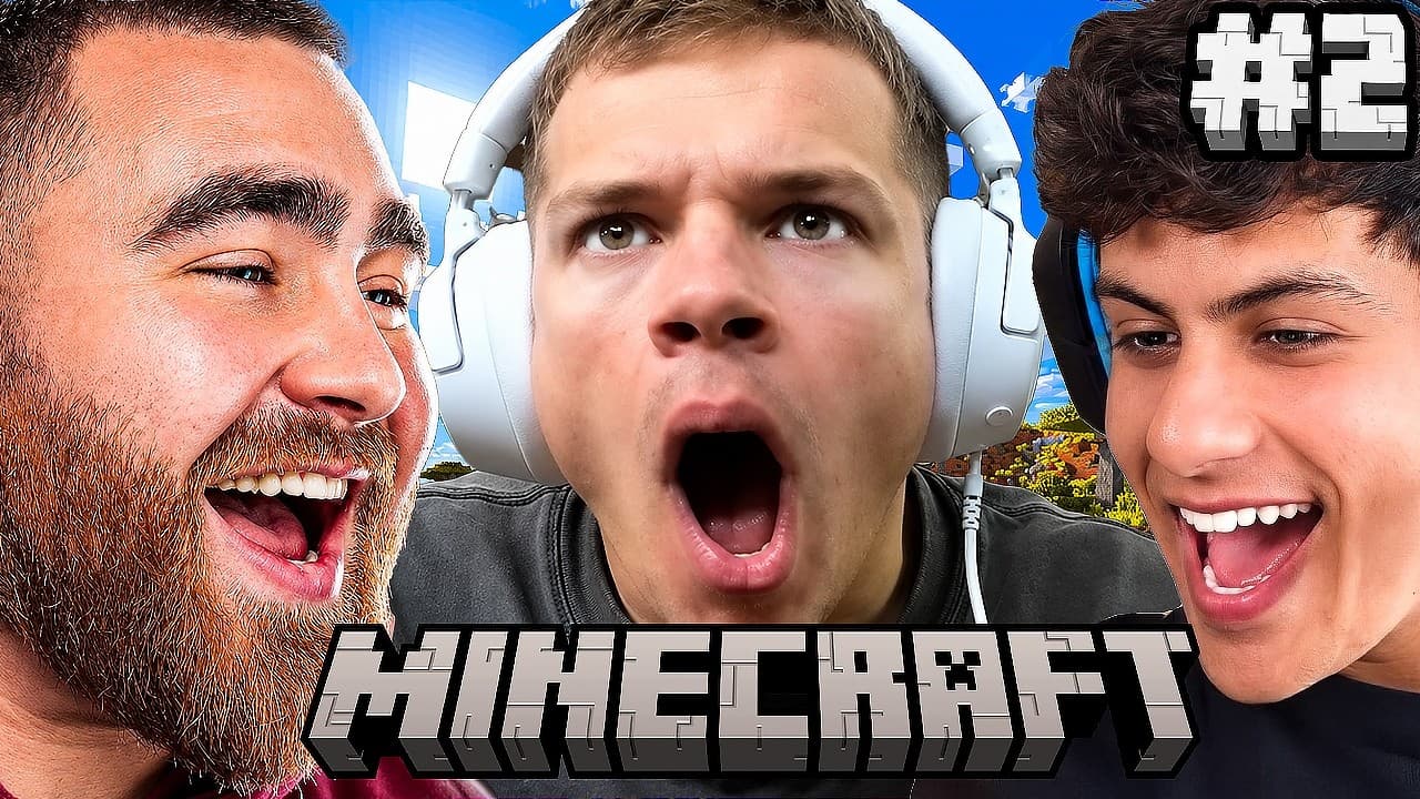 PLAYING HARDCORE MINECRAFT UNTIL WE BEAT IT DAY 2
