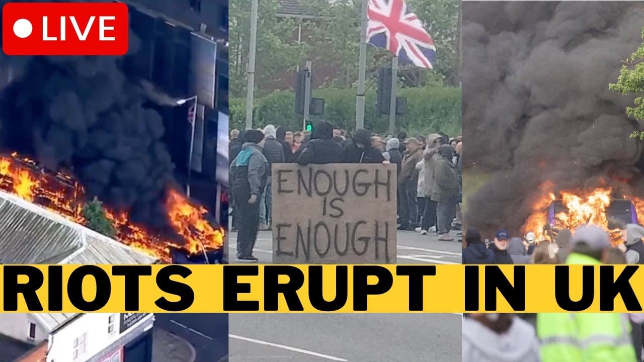 BREAKING: Riots ERUPT In Belfast After Migrant Attack