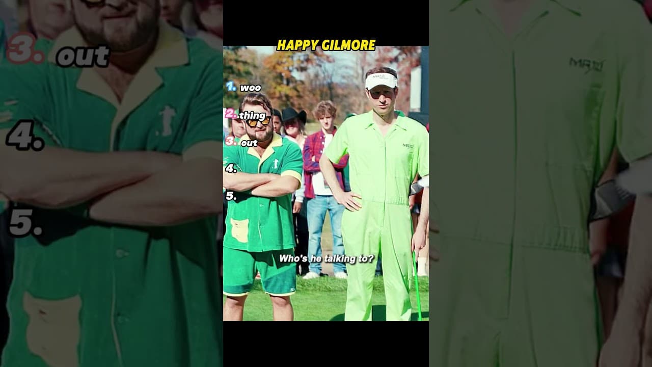 ✨ “Hate-Fueled Drives and Golf Course Meltdowns” — Happy Gilmore #shorts