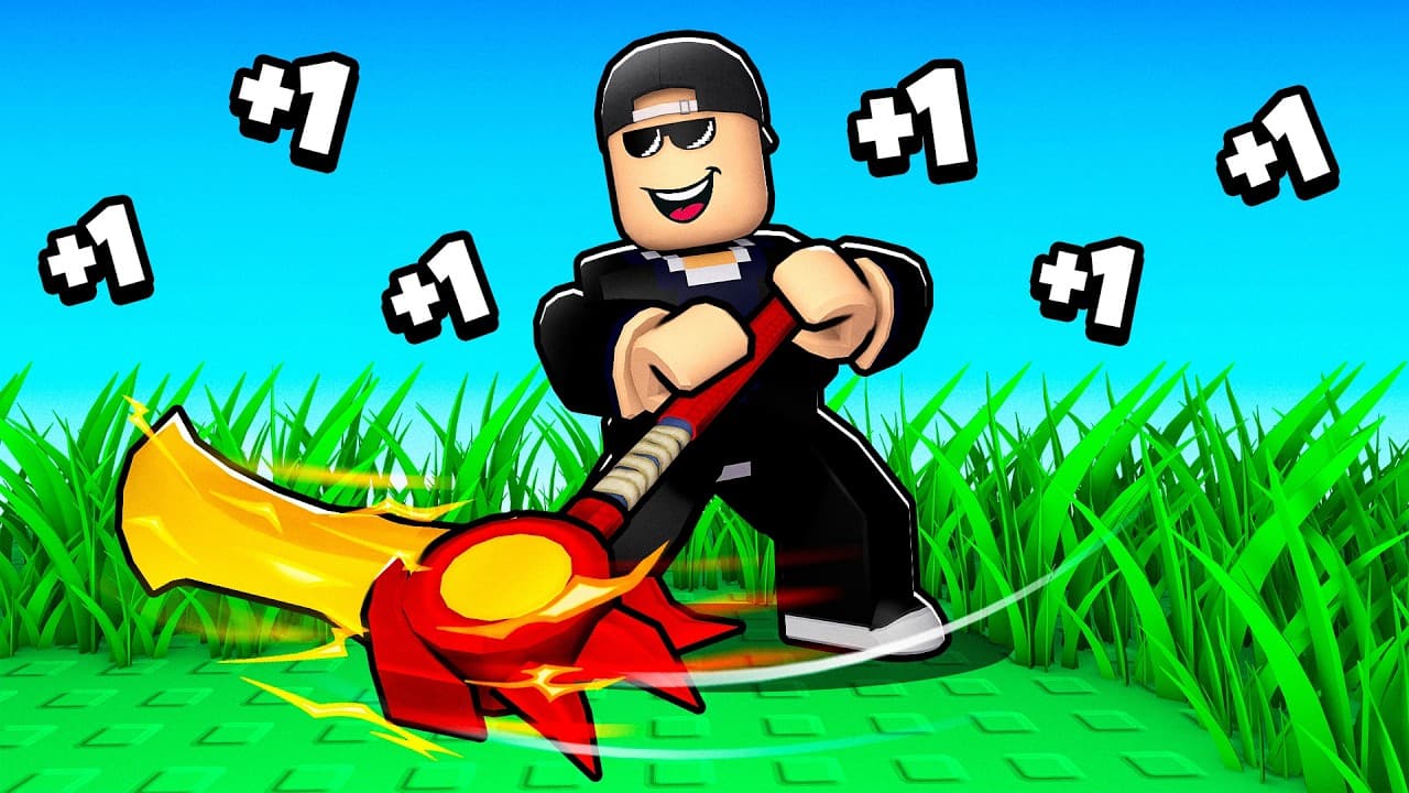 Getting RICH Cutting Grass in Roblox