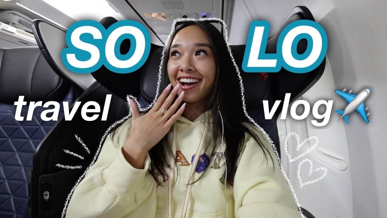 SOLO travel vlog ✈️🩵🪽