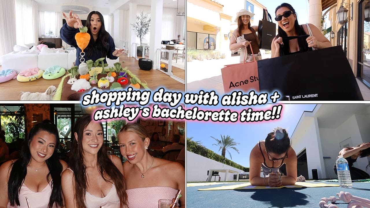 SHOPPING DAY WITH ALISHA + Ashley's Bachelorette Time!!