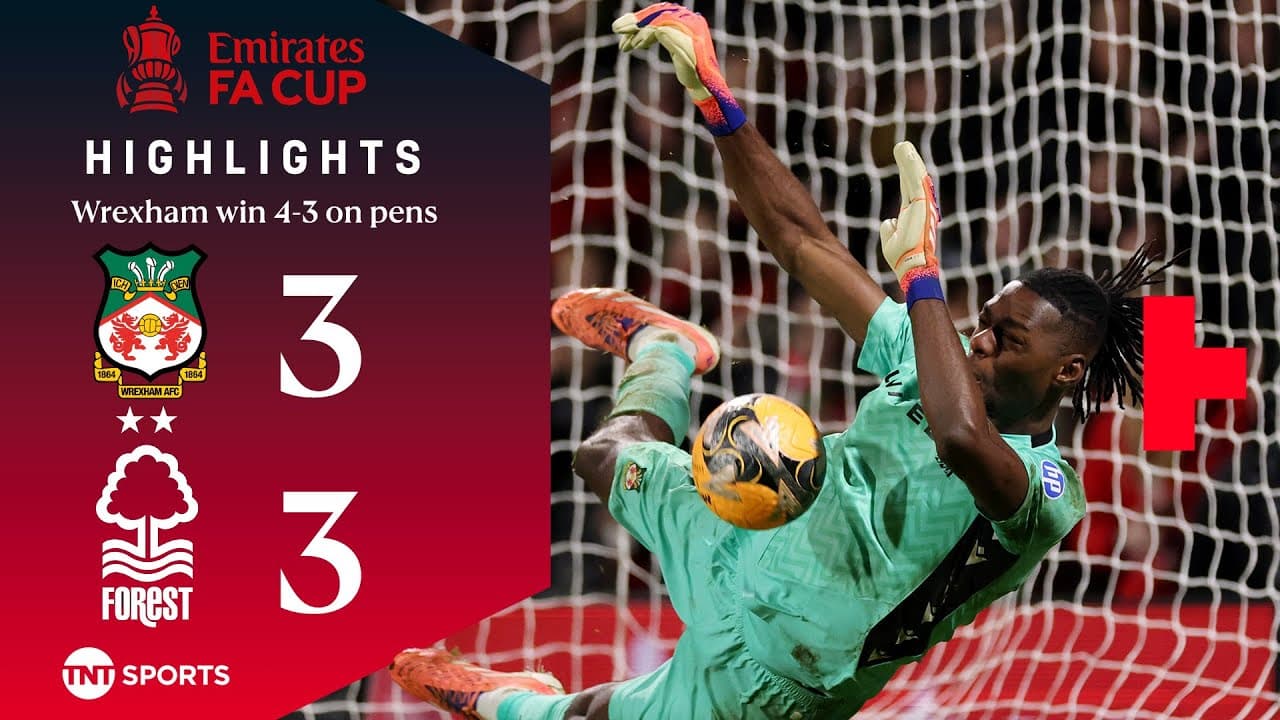 Okonkwo The Hero 🧤 | Wrexham 3-3 Nottingham Forest (4-3 Pens) | FA Cup Third Round Highlights