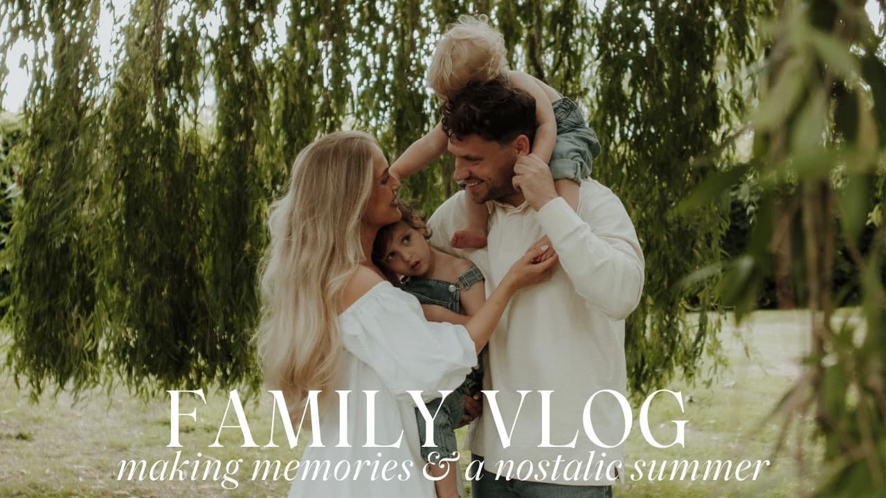 FAMILY VLOG | Nostalgic Summer Days, Beach Trip & Making Memories