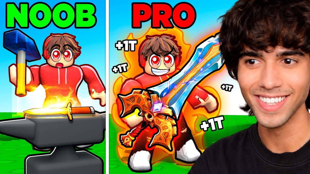 NOOB to PRO in Loot to Forge (Roblox)