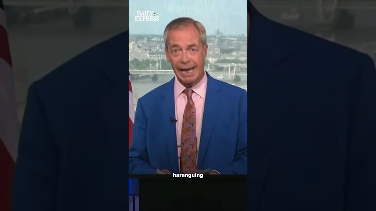 Nigel Farage's scathing attack on The Times and Sky News for 'threatening security' of daughter 🔵