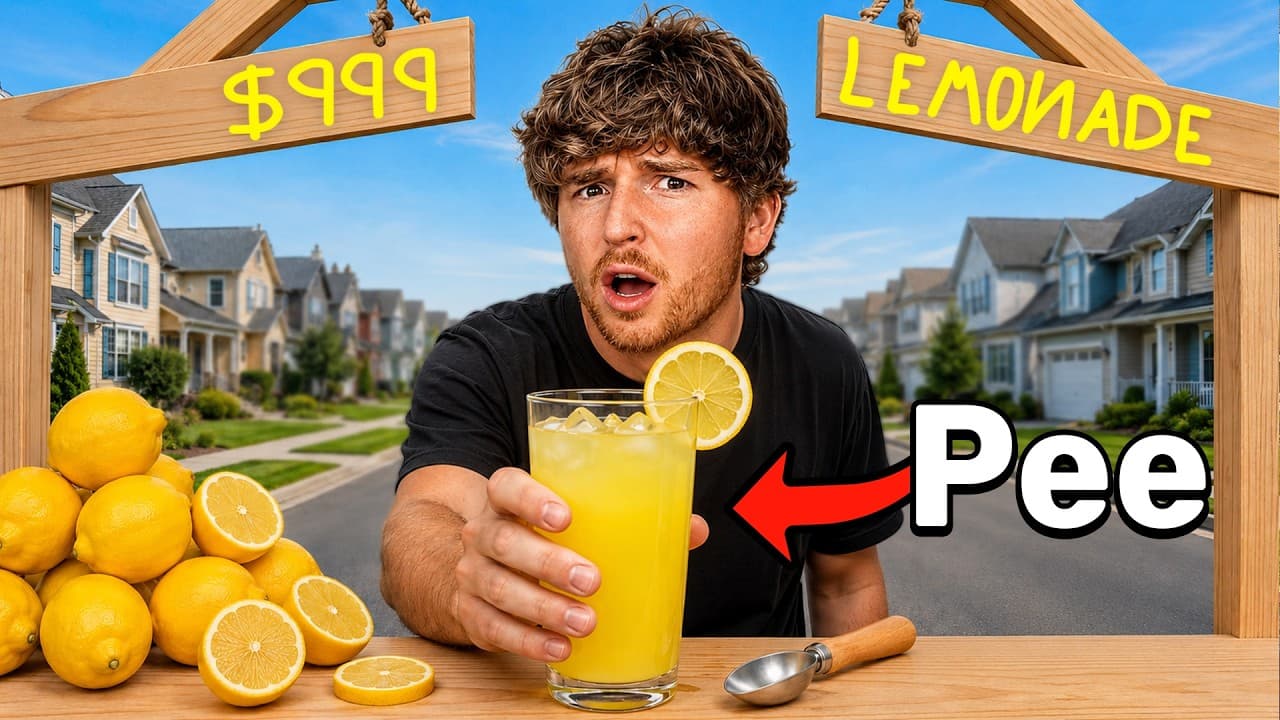 I Opened A LEMONADE STAND, but it's PEE..