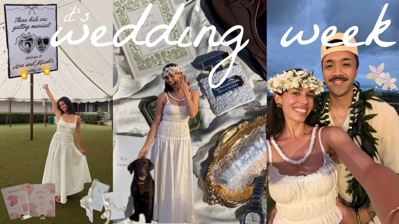 it's the week of my wedding!! 👰♀️🕊️