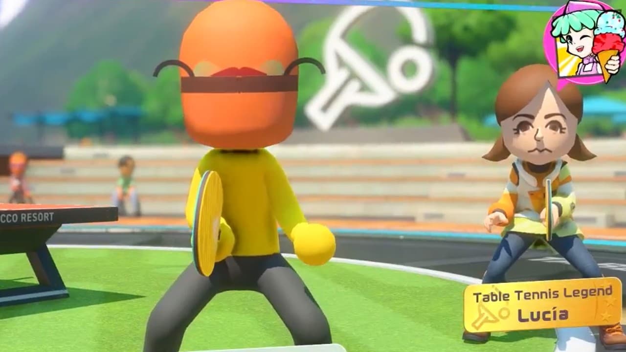 I BEAT LUCIA ON SWITCH SPORTS RESORT