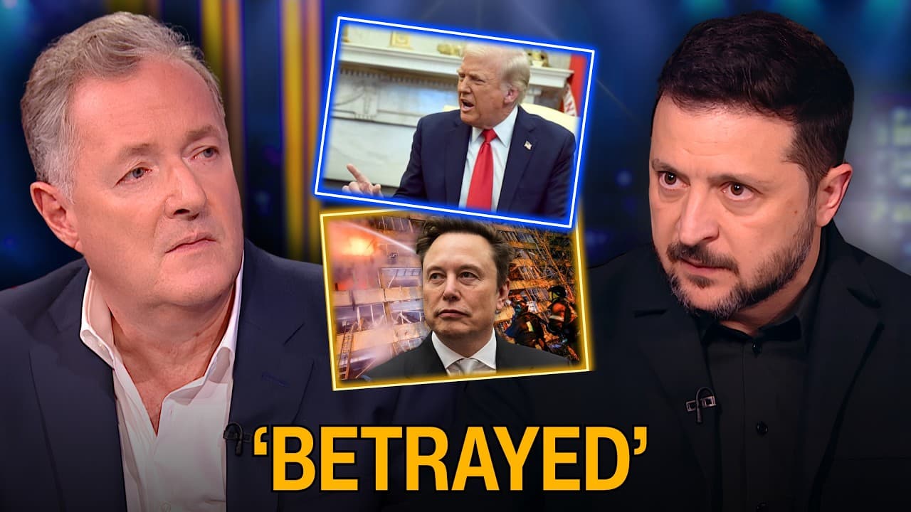 EXCLUSIVE: President Zelensky 'BETRAYED' By Trump & Elon Musk | Piers Morgan Interview