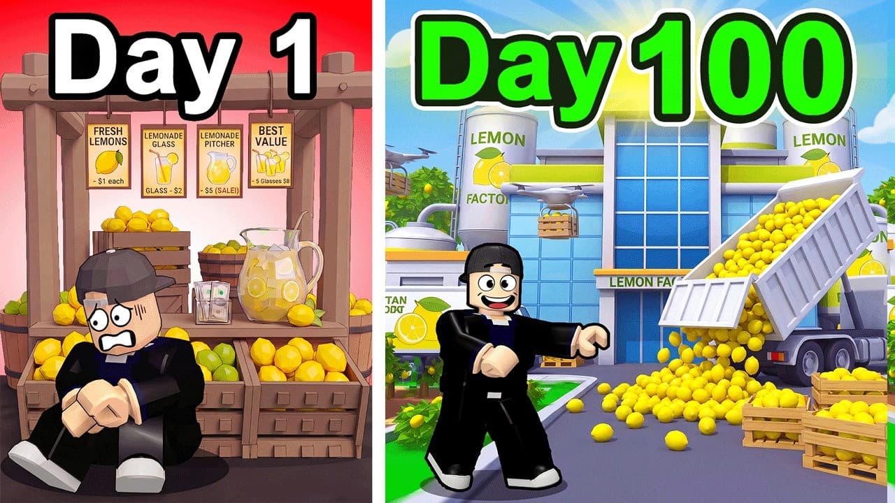 Buying EVERYTHING in Roblox Sell Lemons ๐