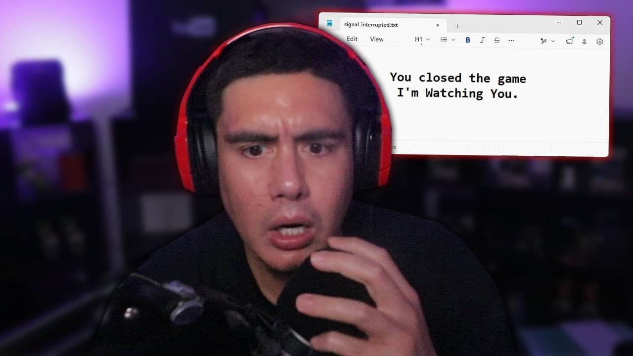 THIS GAME LITERALLY LEFT ME A NOTE ON MY COMPUTER AFTER I CALLED IT BUTTCHEEKS