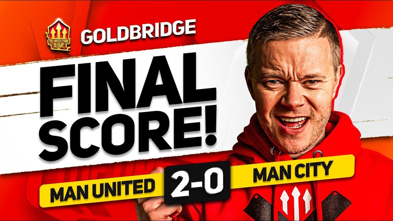 I TOLD YOU! Man United 2-0 Man City MATCH REACTION!