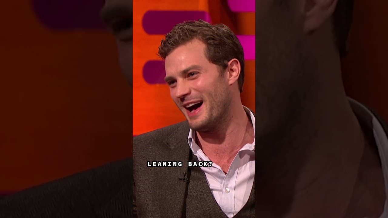 Jamie Dornan walks the walk. Weirdly. 🚶