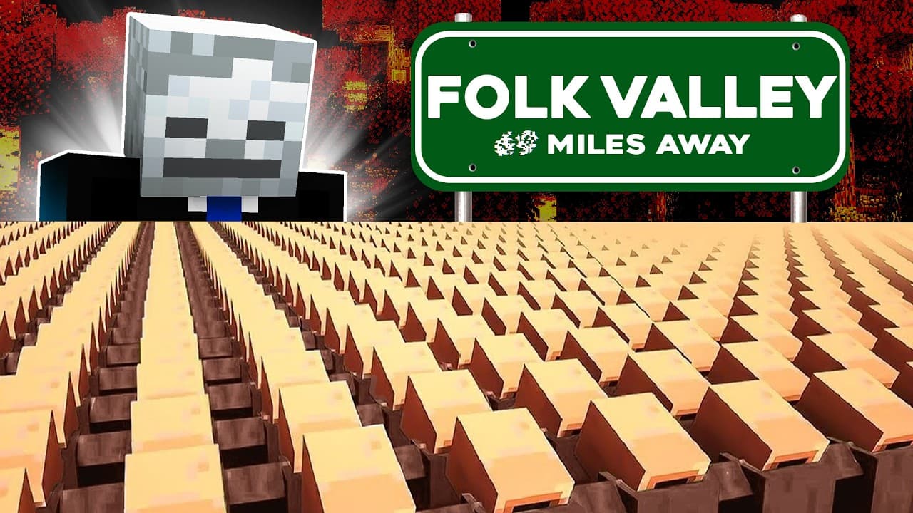 I Took 1,000,000 Villagers To FOLK VALLEY