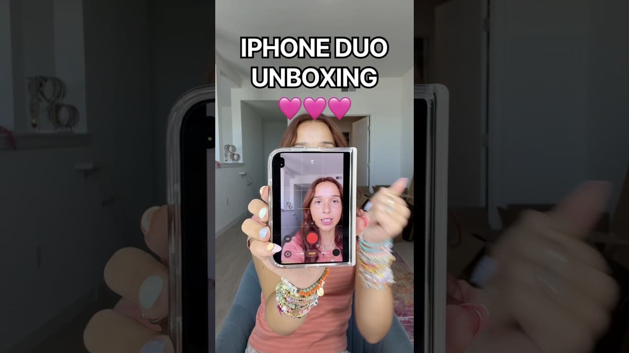 iphone duo unboxing 🩷🩷🩷 #lisishops #lisi #duo #iphoneduo #iphoneduos #newiphone #iphones